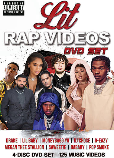 Lit Rap Music Videos DVD Set