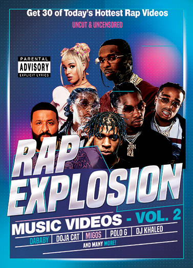 Rap Explosion Uncut Vol 2 - Music Video DVD